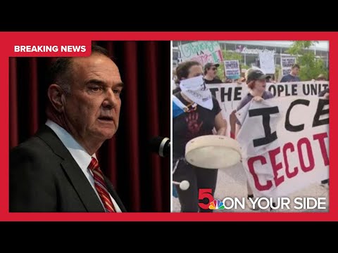 YouTube video thumbnail: Kehoe Declares 'State of Emergency' Over Missouri Anti-ICE Protests