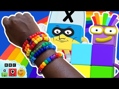 Make your Own Rainbow Friendship Bracelets 🌈 | Arts and Crafts for Kids | @LearningBlocks