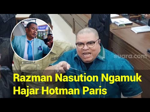 Sidang Kasus Pencemaran Nama Baik Ricuh, Razman Nasution Ngamuk Hajar Hotman Paris