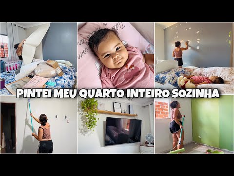 TIREI TUDO DO LUGAR, PINTEI O QUARTO SOZINHA, NÃO ERA ESSA COR QUE EU QUERIA | MÃE DE CINCO