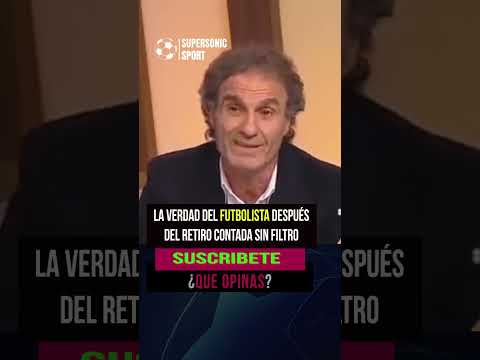 ⚽La verdad del futbolista después del retiro contada sin filtro.