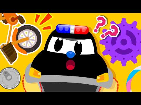 <strong>경찰차</strong> 바퀴 찾기 | 내 바퀴가 어디있지? | 경찰차동요 | 자동차동요 | 어린이 인기동요 ★ 티디키즈