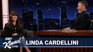 Thumbnail for the video "Linda Cardellini on Sex Scene with Jason Bateman in DTF St. Louis & Working with Will Ferrell" from Jimmy Kimmel Live