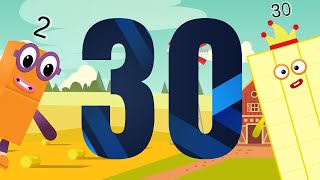 Numberblocks Magic Run World learn to count 30 New Season | Numberblocks Number Magic Adventure
