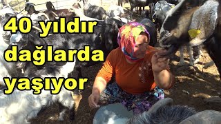 40 YILDIR DAĞLARDA YAŞIYOR