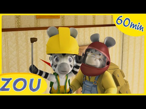 Zou Tenta de Tudo! 👷 Cozinheiro, Mágico, Treinador e Mais| ZOU em Português 🦓