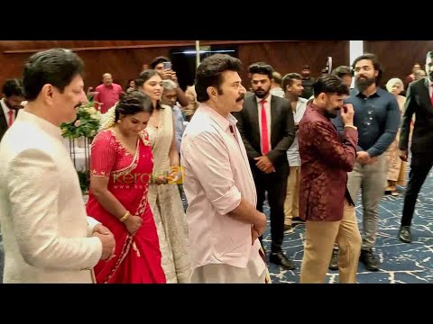 Asha Sharath Daughter Engagement | Mammootty | Dileep | Suresh Gopi | Uthara Sarath Engagement