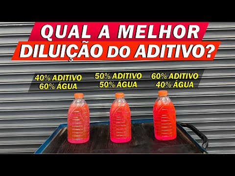 VOCÊ SABE QUAL USAR? Veja qual a melhor Diluição de ADITIVO e ÁGUA!