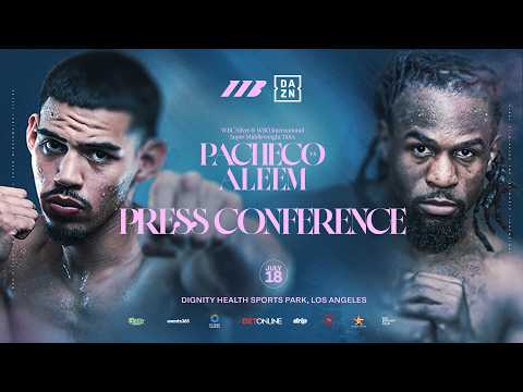 Diego Pacheco Vs Immanuwel Aleem Final Press Conference | Matchroom Boxing