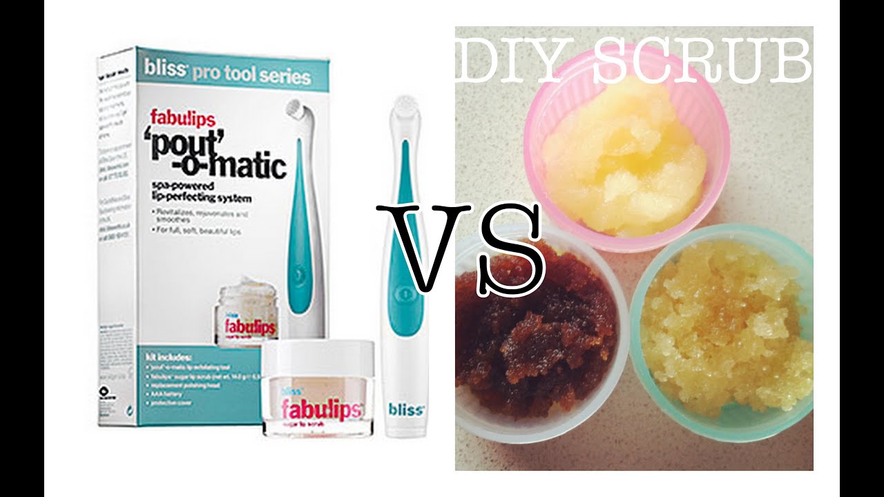 Pout-O-Matic VS DIY Lip Scrub Make it or Break it
