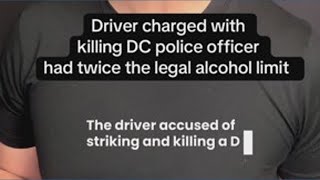 Driver charged with killing DC police officer had twice the legal alcohol limit, report says