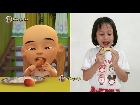 Upin ipin makan ayam goreng // Minyak Sawit episod terbaru