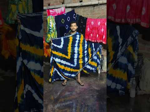 tie dye saree wholesaler Kolkata #kolkatawholesalemarket #cottonsaree #viralart #textileart