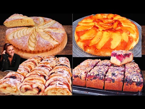 🍎🍰Супер ПИРОГИ на любой вкус 4 быстрых рецепта за 30 МИНУТ к чаю Просто и очень вкусно Люда Изи Кук