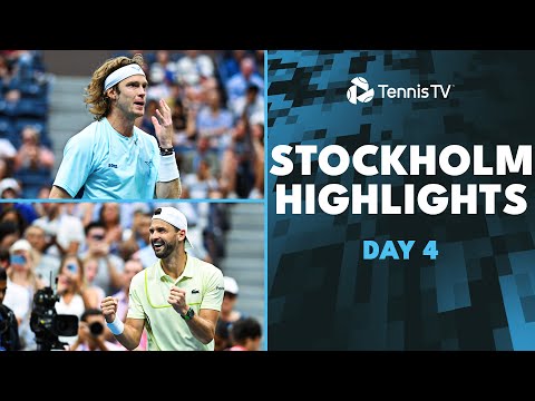 Rublev Takes On Muller; Dimitrov, Wawrinka & More | Stockholm 2024 Day 4 Highlights