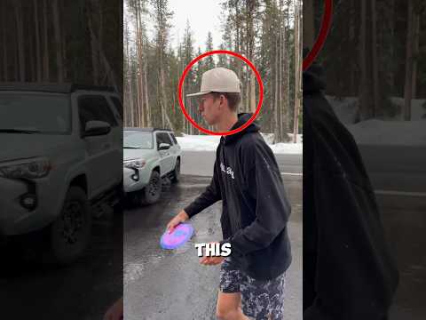 Amazing Plate Spin in Snow 😲😳