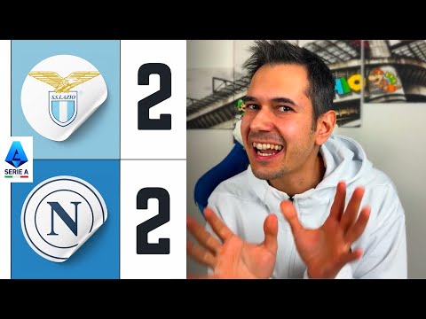 NON SMETTONO MAI DI SORPRENDERMI 👏🏻 LAZIO-NAPOLI 2-2