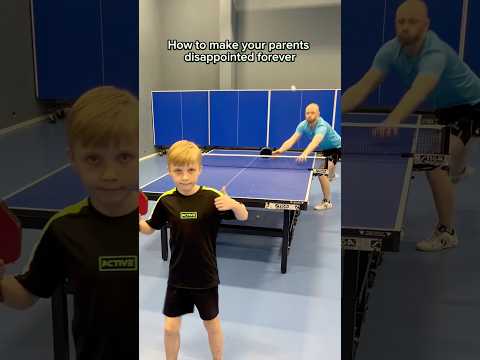 How to make your parents disappointed forever #tabletennis #pingpong