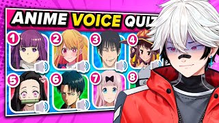 TOSHI tenta o IMPOSSÍVEL de descobrir PERSONAGENS DE ANIME pela VOZ!