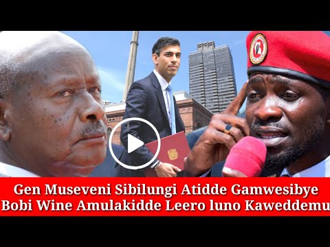 Leero Luno Awedde Gen Museveni Kaweddemu Yejjusa Bobi Wine Amulakidde.