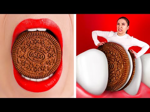 إذا كان الطعام هو الناس 🍪 حيل طبخ ذكية وأفكار للطعام من 123 GO! CHALLENGE