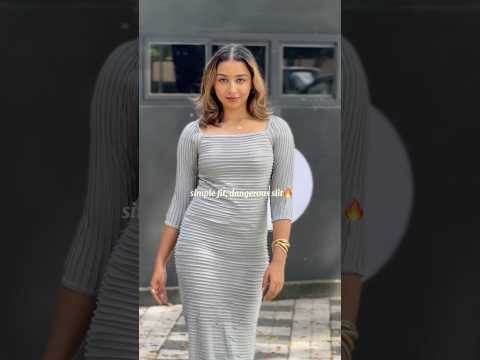 Bodycon with a slit✨S-L available😻Whatsapp 9207970127 to order #fashion #ootdguide #onlineshopping