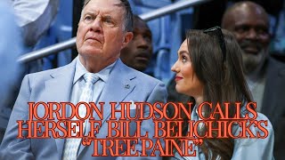 Jordon Hudson Calls Herself Bill Belichick’s “Tree Paine” After CBS Interview Drama