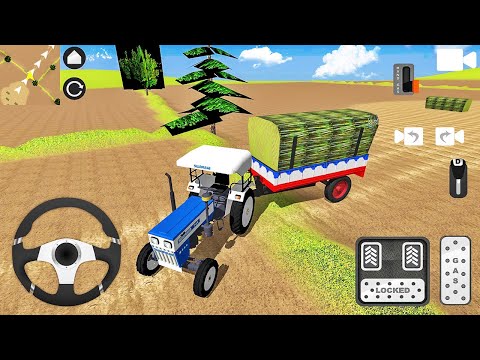 Powertrac Tractor Driving - Indian Tractor Simulator Game - Android Gameplay