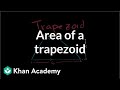 Calculating the Area of a Trapezoid