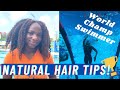 Swimming with Natural Hair: Tips and Techniques