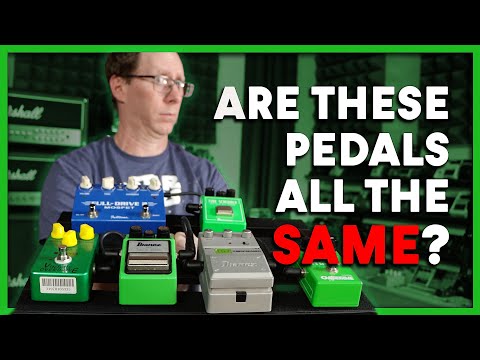 Are these pedals all the same? The TubeScreamer Test