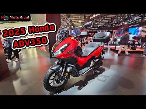 2025HondaADV350ปรับสเปคเพิ่มหน้าจอสีTFTเพิ่มสีใหม่ให้เลือก