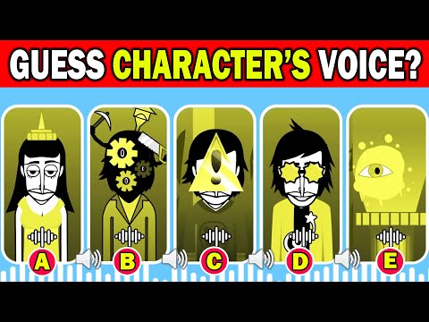 🔊 Guess Sprunki CHARACTERS BUT THEY'RE ALL MUSTARD!? | Incredibox Sprunki Quiz