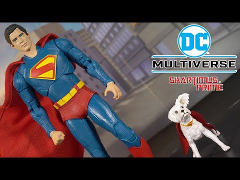 DC Multiverse Superman & Krypto Deluxe 2025 Theatrical Edition McFarlane Toys Action Figure Review