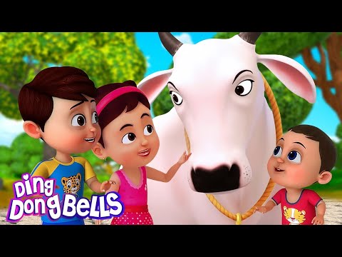 गैया मेरी गईया | Gaiya Meri Gaiya |  Popular Hindi Rhymes for Children | Ding Dong Bells