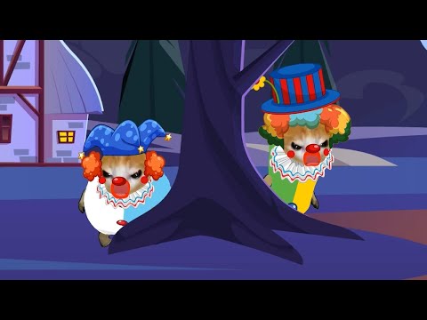 The Halloween masquerade surprise of Banana Cat and Apple Cat!