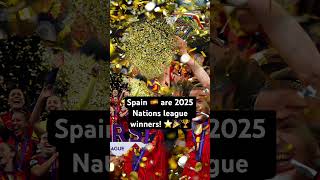 Spain win the Nations league #uefanationsleague #aitanabonmati #liga1 #womensfootball #futbolespañol