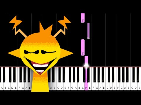 All Incredibox SPRUNKI RETAKE HORROR Sounds - Piano Tutorial