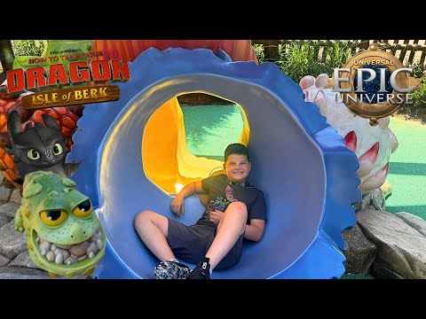 Caleb Goes to HOW TO TRAIN YOUR DRAGON - Isle of BERK at EPIC UNIVERSE in UNIVERSAL ORLANDO