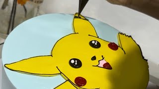 Làm bánh kem Pikcachu