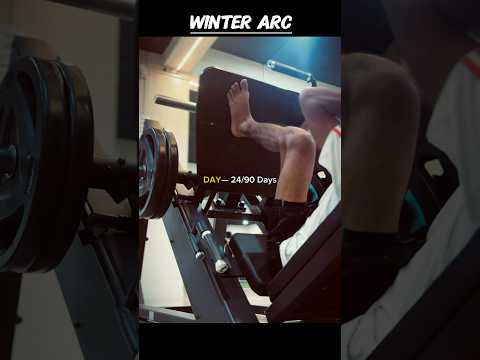 DAY— 24/90 days Winter arc challenge |24days|leg day| #shorts #winterarc #daily #gym #thepratik31