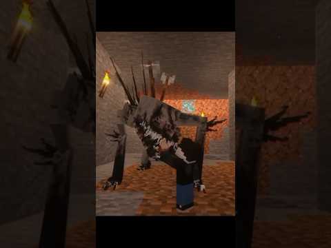 YENİ EVCİL CANAVARIM 🗿 #minecraft #shorts