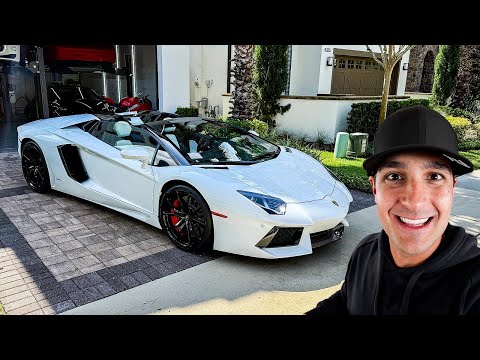 LAMBORGHINI AVENTADOR CHEGOU EM CASA * CARRO NOVO NA GARAGEM *
