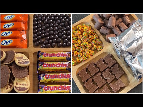 Filling Platter With Sweets | Trending | ASMR