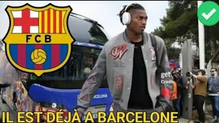 RAFAEL LEAO S'ENGAGE OFFICIELLEMENT A BARCELONE  - LEAO EST ARRIVÉE AU BARÇA 