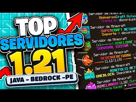 Top: Los 10 Mejores Servidores de Minecraft Hispano 1.21 😱 No Premium (JAVA, BEDROCK y PE)