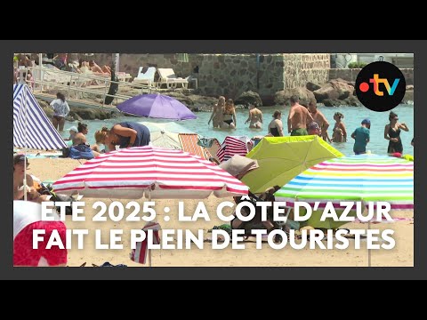 La très haute saison touristique vient de commencer sur la Côte d'Azur, les vacanciers sont bien là