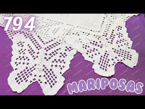 Hermosas MARIPOSAS en esquinas para decorar tus servilletas 🦋 794