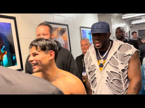 Ryan garcia seconds after beating devin haney – happy & hyped going crazy in the locker room!