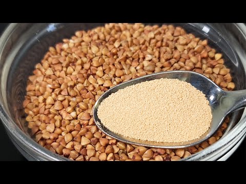 Nur 6 Zutaten: Hefe auf Buchweizen – und du bekommst fluffiges Brot wie bei Oma!❗
